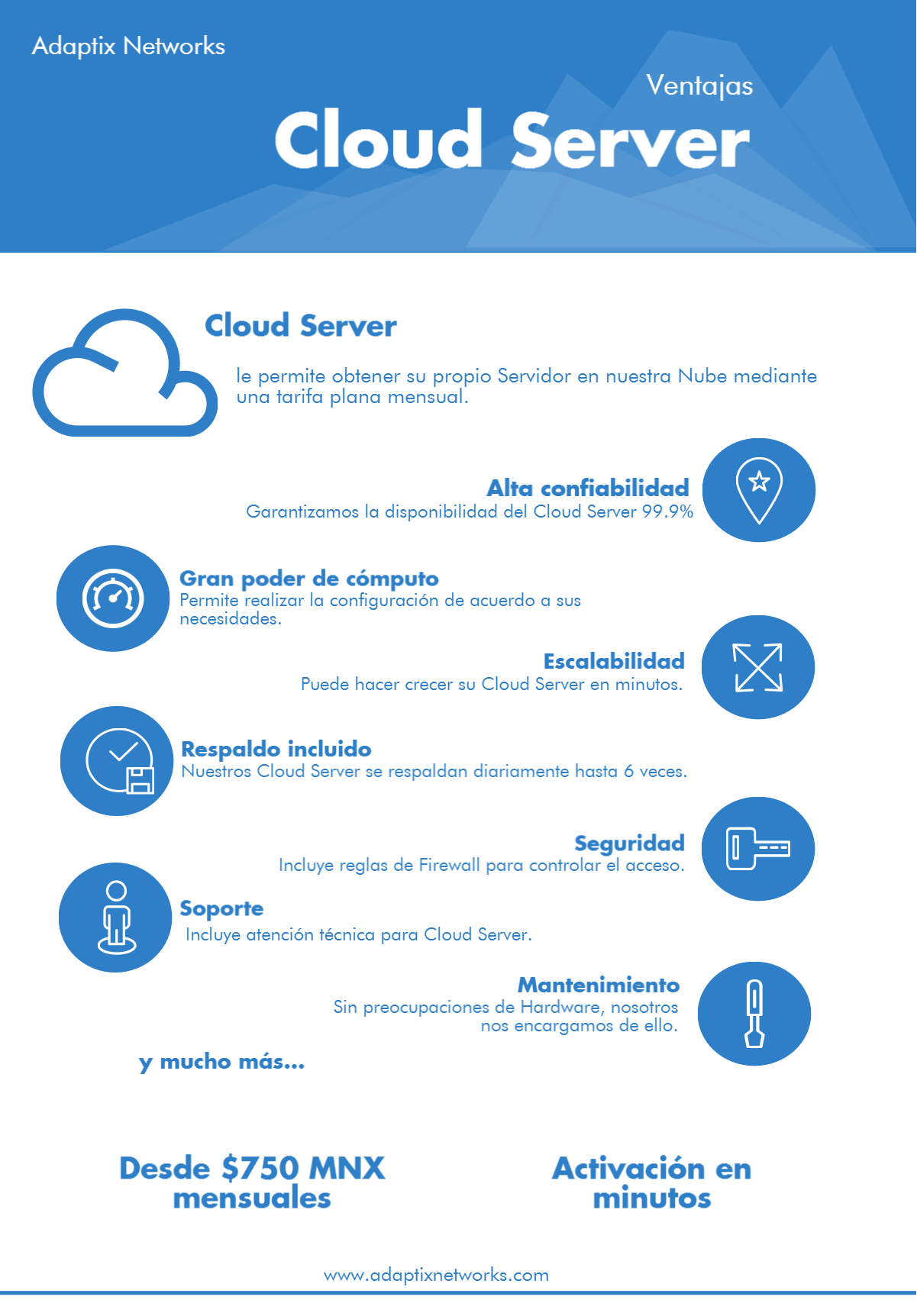 Servidores en la Nube, Adaptix Networks Latinoamérica